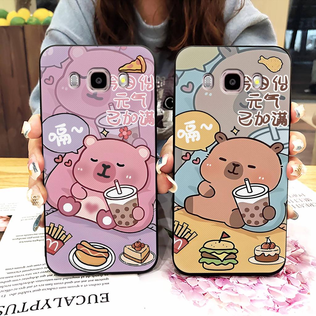 Чехол-накладка от пыли для Samsung Galaxy J510/J5 2016/J5108, противоударный мягкий чехол, граффити, чехол для телефона, для пары