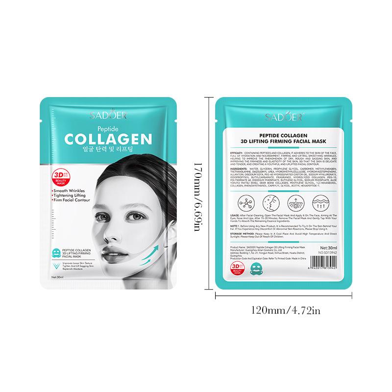 Peptide Collagen 3D Lifting Firming Mask, увлажняющая и питательная маска