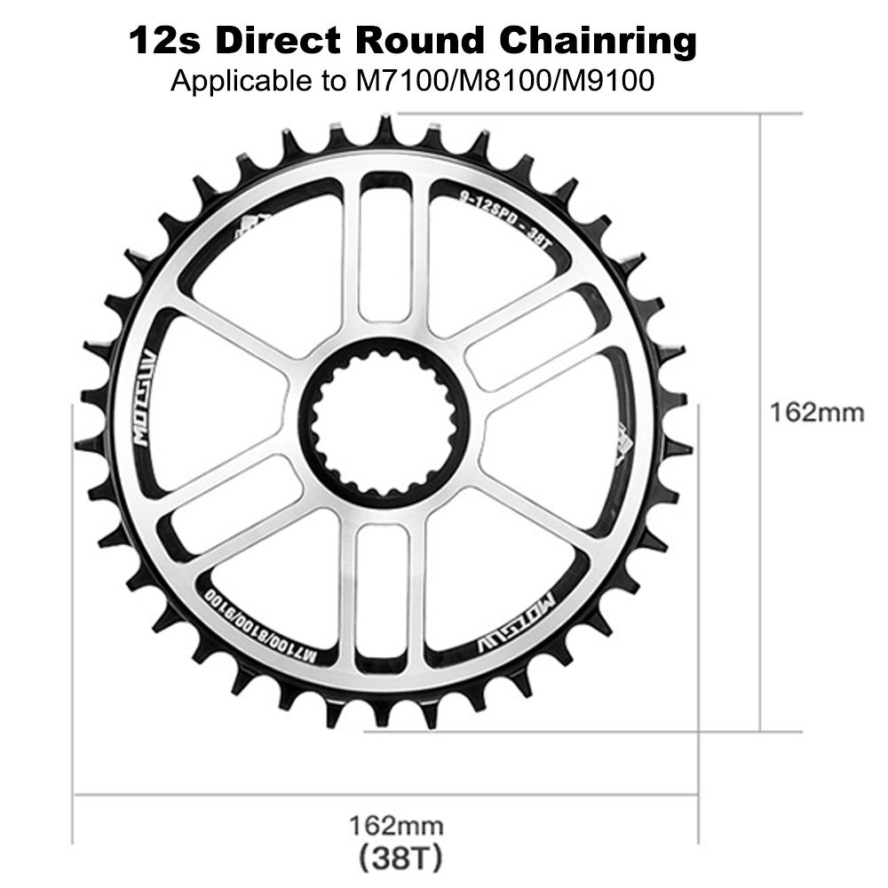 Велосипедная звезда 12-скоростная 30T-40T для MTB Прочная Точная посадка Совместима с SHIMANO FC-M9100/8100/7100 SM-CRM95/85/75