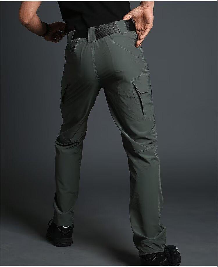Lightweight Quick-Dry Outdoor Tactical Pants – Breathable, Waterproof, Multi-Pocket Windbreaker
