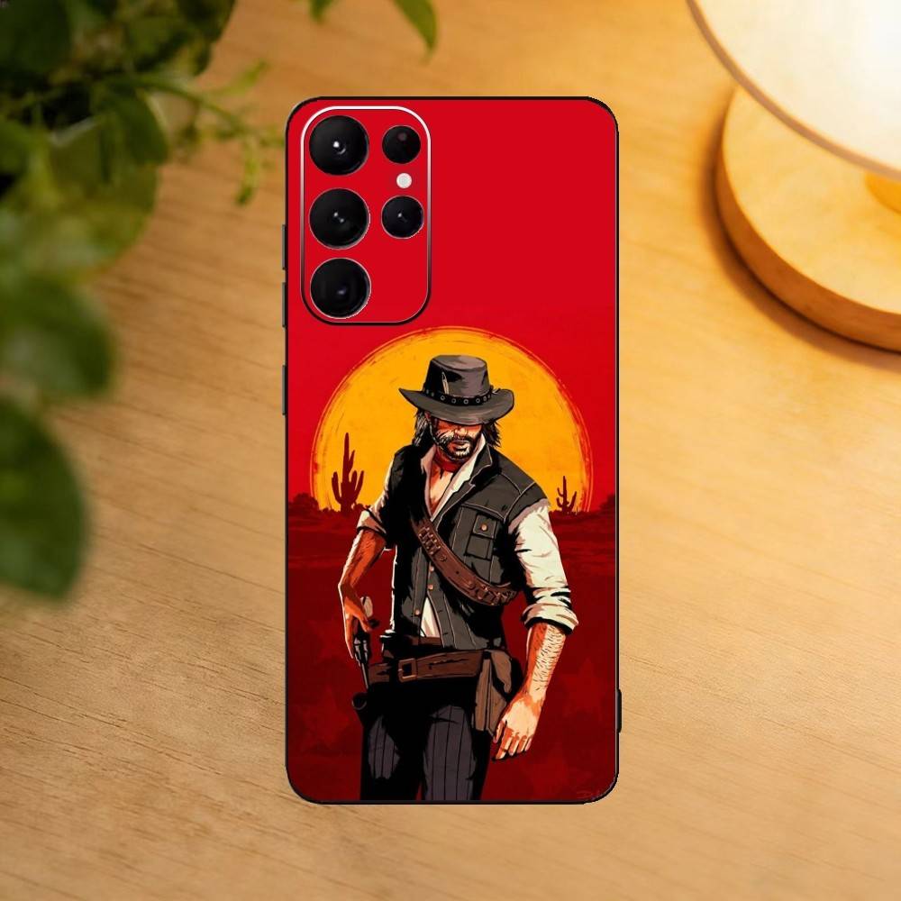 Чехол для телефона Red Dead R-Redemption Для Samsung S25,24,21,22,23,30,Ultra,20,Plus,Fe,Lite,Note Мягкий Черный Чехол