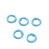5 Pcs 25mm Openable Round Carabiner Colorful Spring Clasp O Ring Keychain Clips  Jewelry