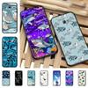 Cute Shark Phone Case for Samsung J 2 3 4 5 6 7 8 Prime Plus 2017 2016 Core