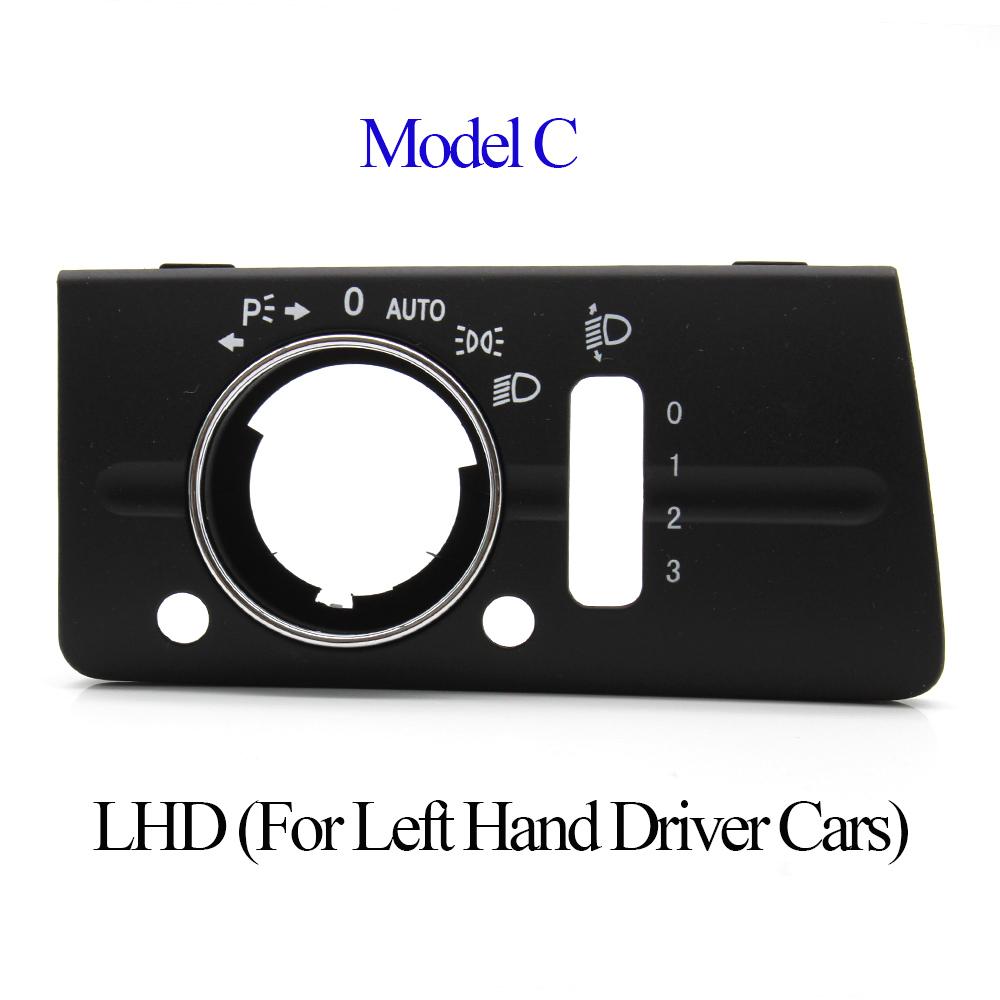 LHD передняя панель автомобиля, переключатель фар, крышка, накладка, замена для Mercedes Benz W211 E Class E320 E350 E550