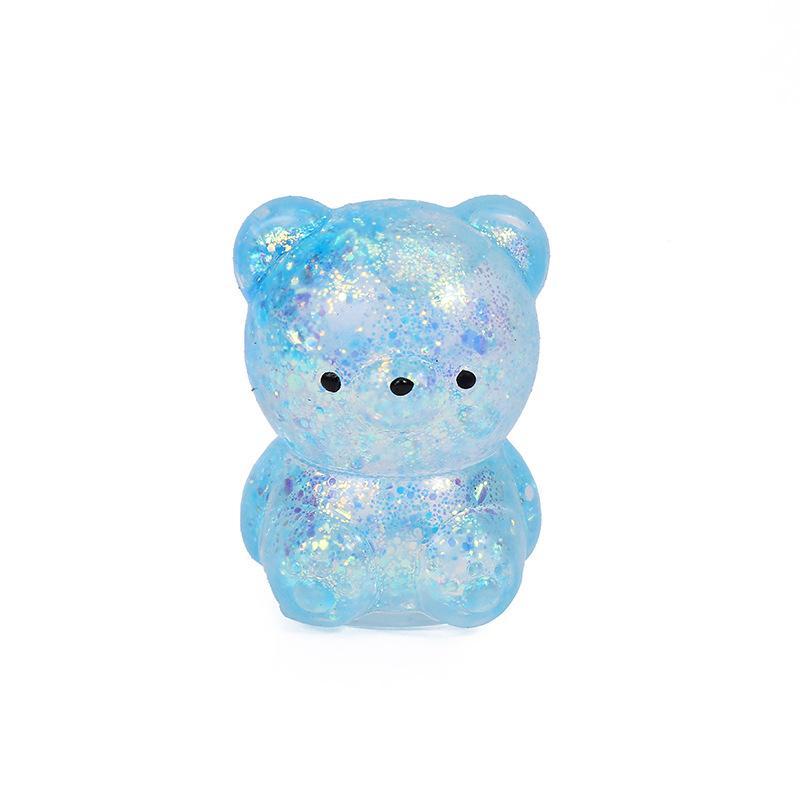 1Pcs Mixed Colors Maltose Candy Bear Ball Slow Rise Slow Rebound Stress Relief Soft Fluffy Kawaii Gift