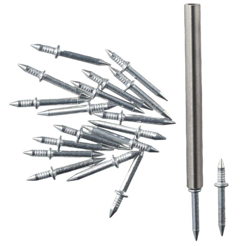 100PCS Invisible Double-Head Screws Invisible Nail Plank Fixing Seamless Nail  Skirting Line