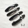 Door Handle Cover Trim Handles Abs Plastic Covers for Skoda Karoq 2018   Car Styling Accessories Imitation Carbon Fiber