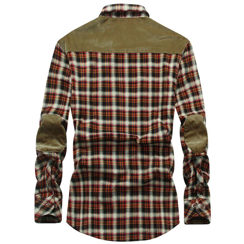 Cozy Up Men Harajuku Color Block Plaid Shirt Mens Streetwear Толстые рубашки с длинным рукавом Винтажная корейская мода Брендовая мужская одежда