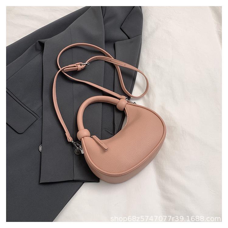 2025 new niche design light luxury bag women's Sen Meng trendy fashion sense underarm bag shoulder messenger bag