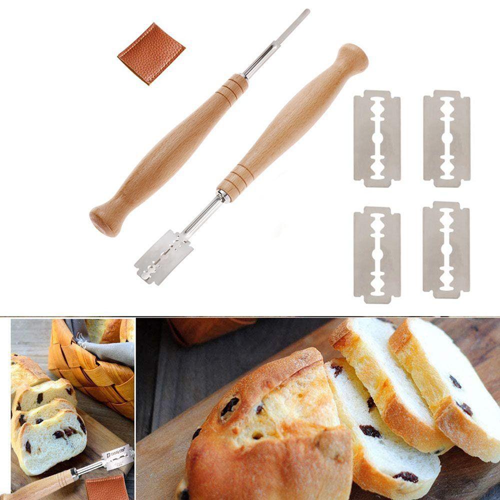 Tool Razor Cutter Dough Scoring Tools Bread Lame Cutter with Leather Bag French Bread Scorer