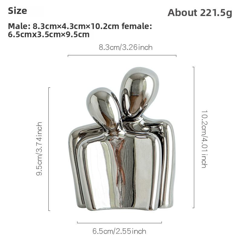 Керамическое украшение ручной работы Свадебный подарок Украшение для пары Керамическое украшение для свадебной комнаты Свадебный подарок на Танабату