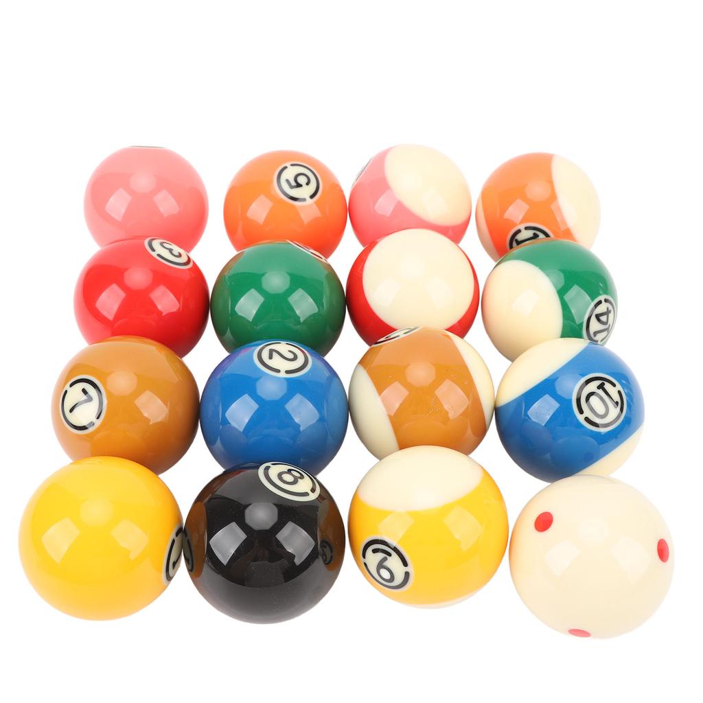 16шт бильярдных шаров 2,25 дюйма шары из смолы для бильярдного стола для замены тренировок