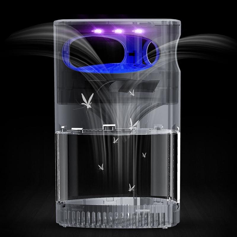 Silent Mosquito Killer Lamp UV Photocatalyst Bug Zapper 1Pcs USB Charging Light Weight for Hiking Camping Travel Use