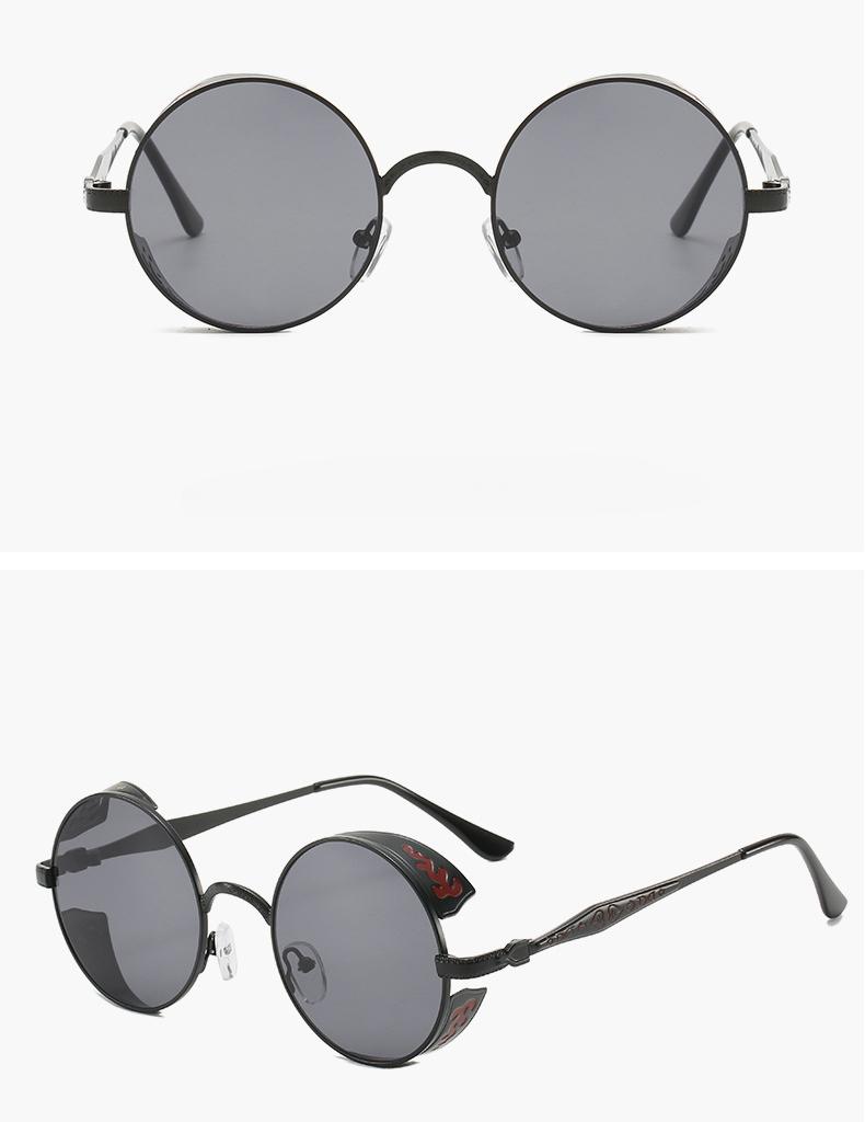 MePanda Unisex Round Dot Paint Vapor Punk Retro UV Resistant sunglasses,UV400