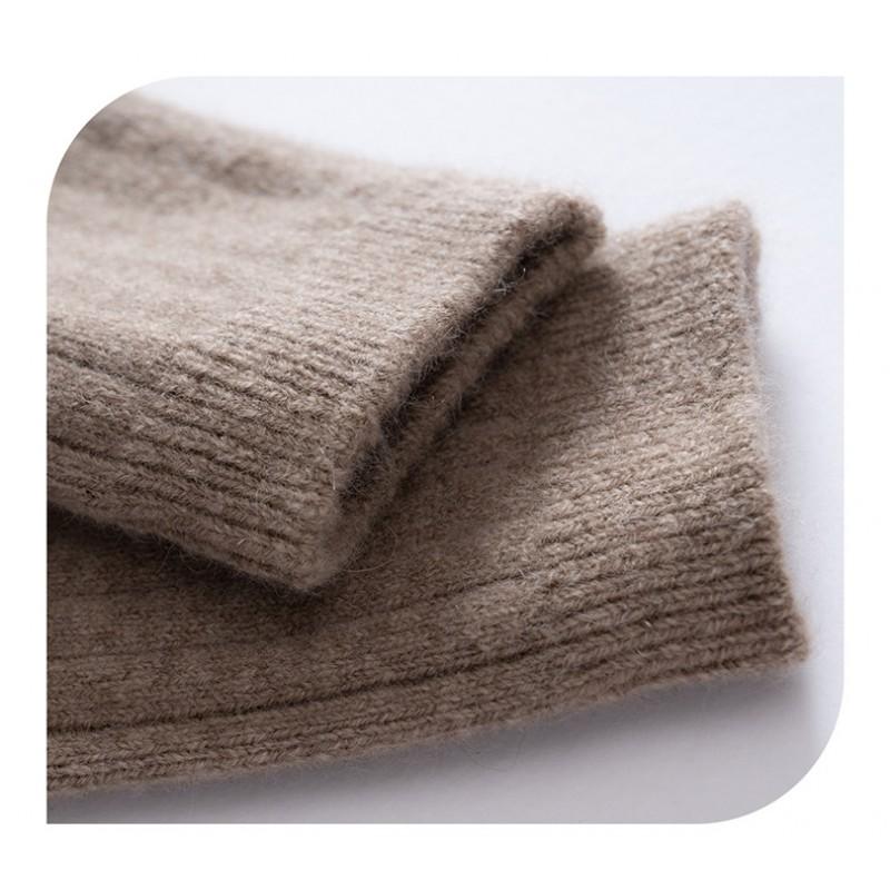 100% Cashmere Short Socks Soft Breathable Warm Casual Men Women Soccer