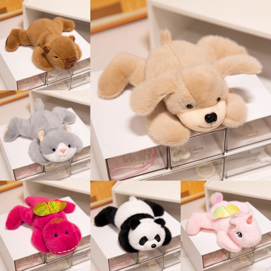 Крокодил Панда Единорог Динозавр Лежачая Плюшевая Игрушка Мягкая Игрушка Мультяшная Кукла