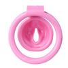 FRKO Pink ABS Resin Clitoral Pussy Male Chastity Cage Device With 4 Penis Rings Lockcock BDSM Sex Toys For Men Femboy 18+
