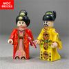 MOC Кубики Чжан Чуньхуа Китайская Династия Мин Императорская Гвардия Троецарствие Фигурка Конструктор Игрушки Куклы Для Детей