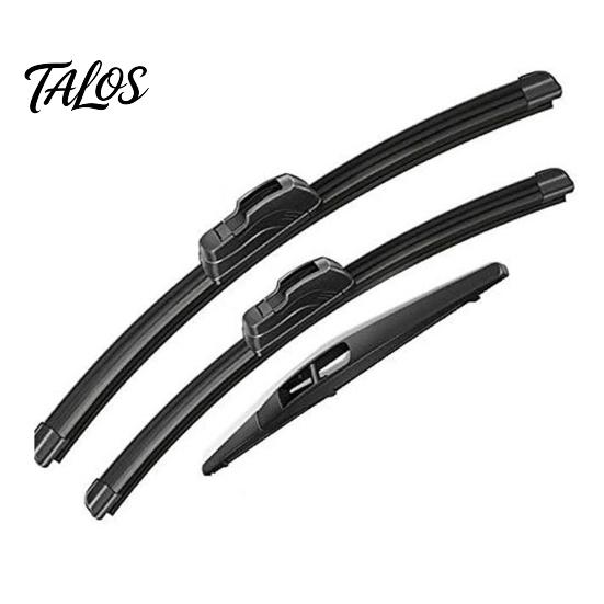 Weatherproof Vehicle Wiper Blades 3 Pcs Windshield for Suzuki SX4 2006-2020, 26" Smooth Wipe Car Accessories + 14" 10" Original Equipment Automotive