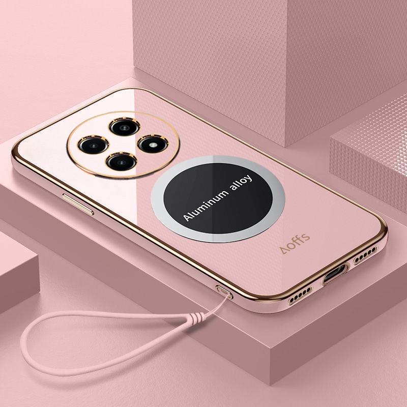 Для Realme 12 5G Чехол Realme 13 12X 5G Narzo 70X 5G Чехол для телефона Покрытие Магнитное притяжение Ударопрочный силиконовый задний чехол