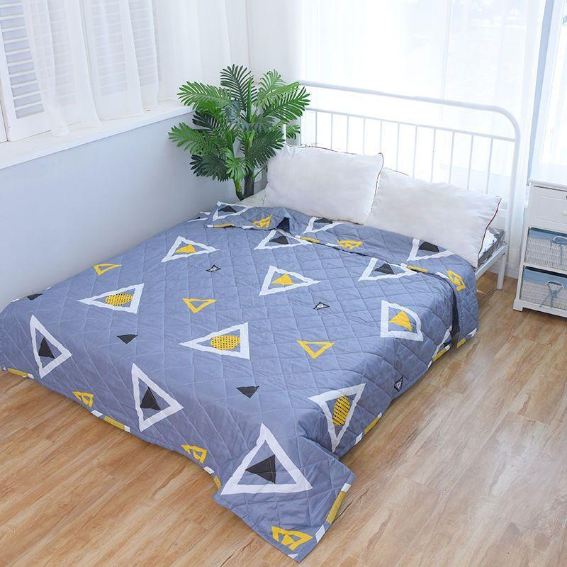 Летнее прохладное одеяло Летнее машинная стирка Кондиционер Весна и осень Одинарное/двойное летнее одеяло