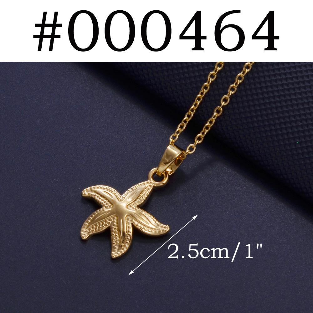 2025 Hawaiian Flowers Guam Puerto Rico Mayotte Necklaces Women Jewelry Stainless Steel Nefertiti Turtle Shell Flamingo #000164