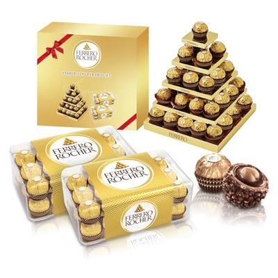 [Только онлайн] Шоколадные конфеты Ferrero Rocher Mimosa, идеальный подарок или сувенир на Белый день. Популярный и стильный ассортимент молочного шоколада с фундуком