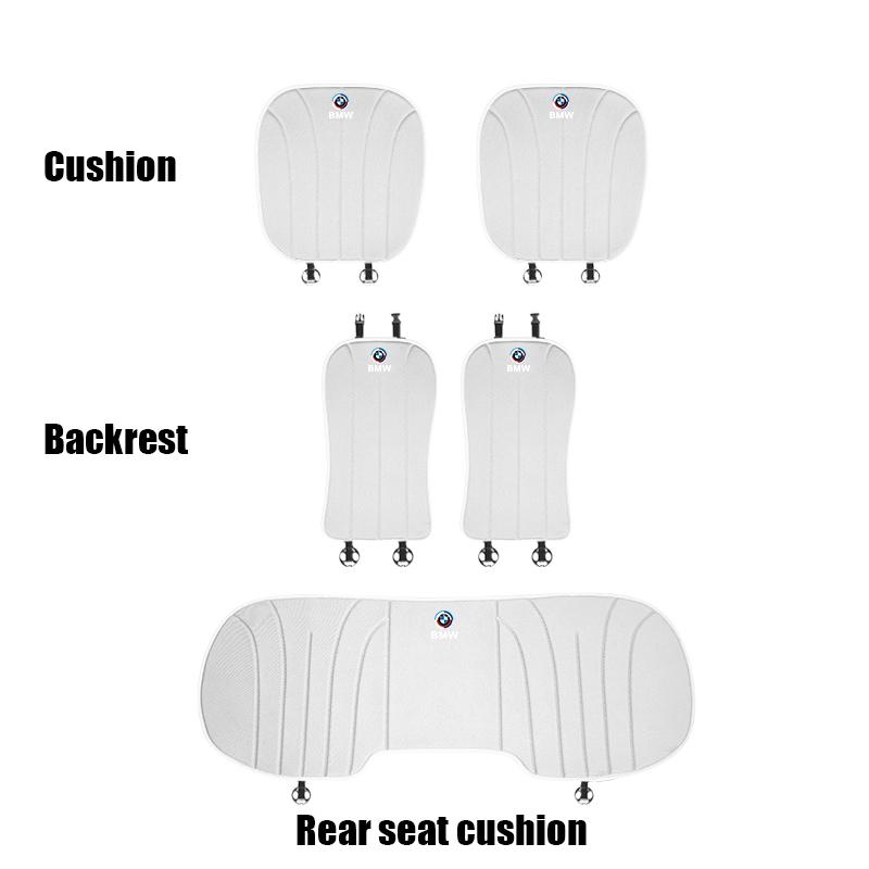 Four Seasons Universal Car Interior Seat Cushion Breathable Non-slip Seat Pad For BMW G80 G06 G07 G42 G14 G15 G16 F82 / Stickers qa6
