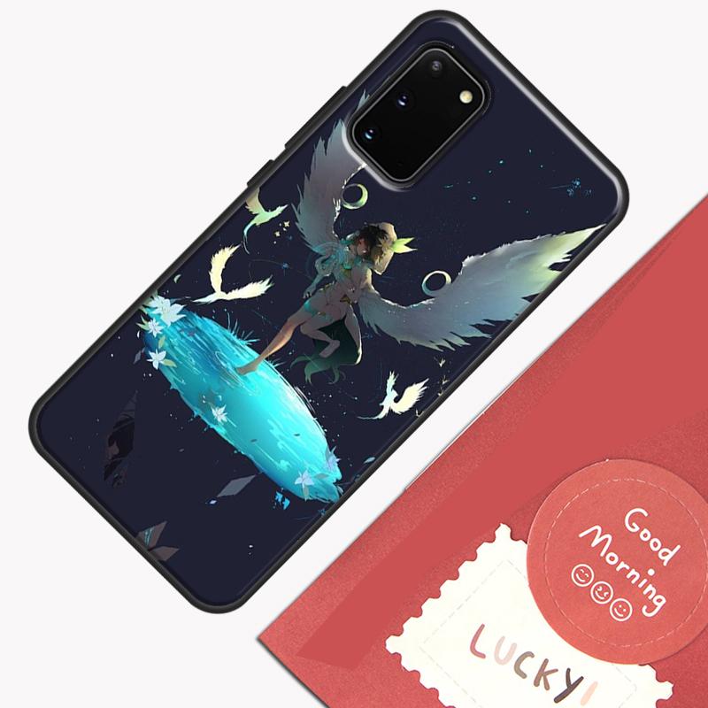 Чехол для телефона Genshin Impact Venti для Samsung Galaxy S25 Ultra S20 S21 S22 S23 S24 Plus S9 S10 S24 FE Защитная крышка