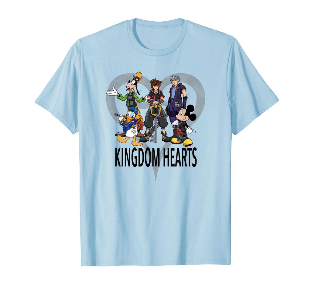 Disney Kingdom Hearts III Characters and Symbols T-Shirt