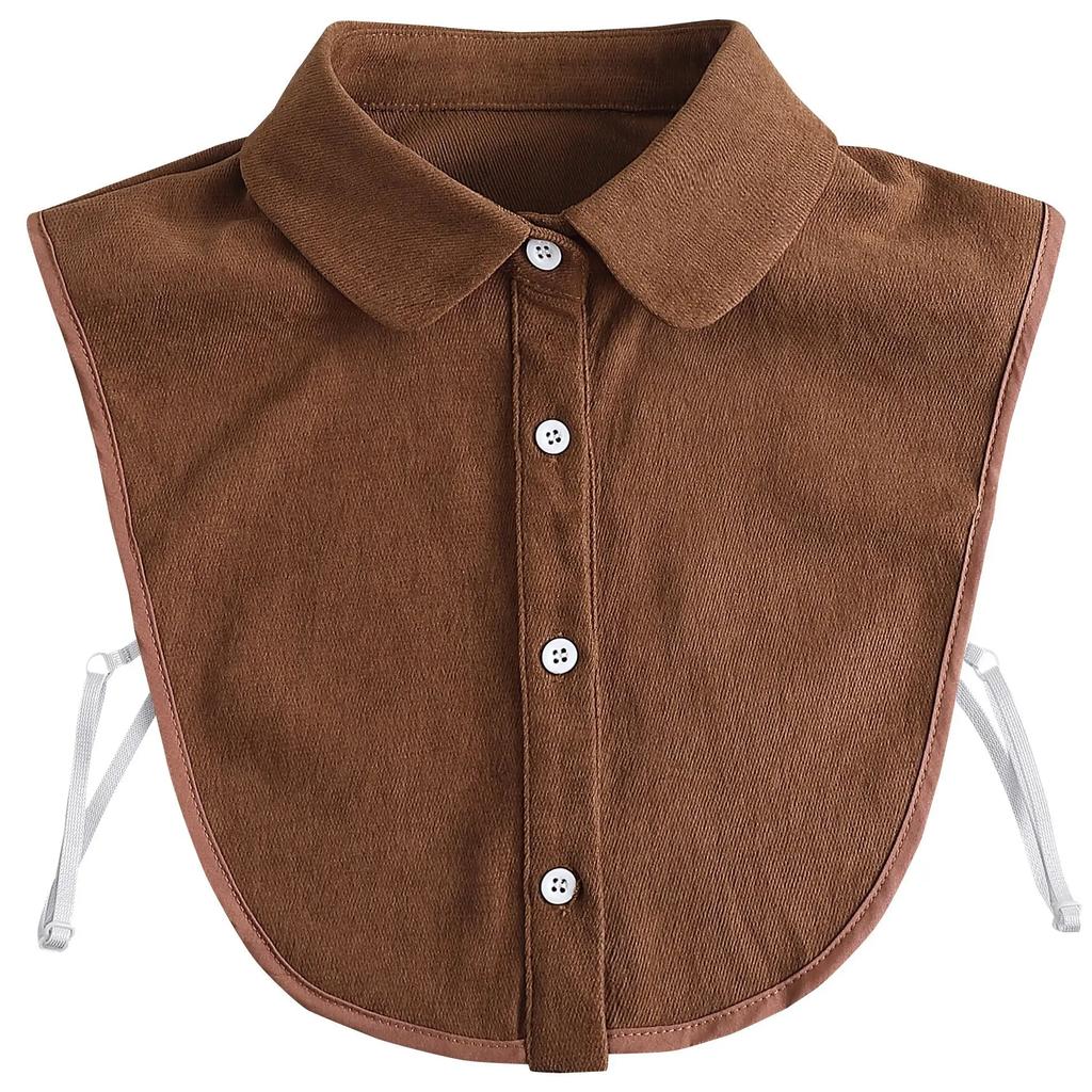 Женский воротник-стойка с отворотом, ложный воротник, свитер, фальшивый воротник, рубашка-стойка с отворотом в корейском стиле, съемный воротник, искусственный воротник