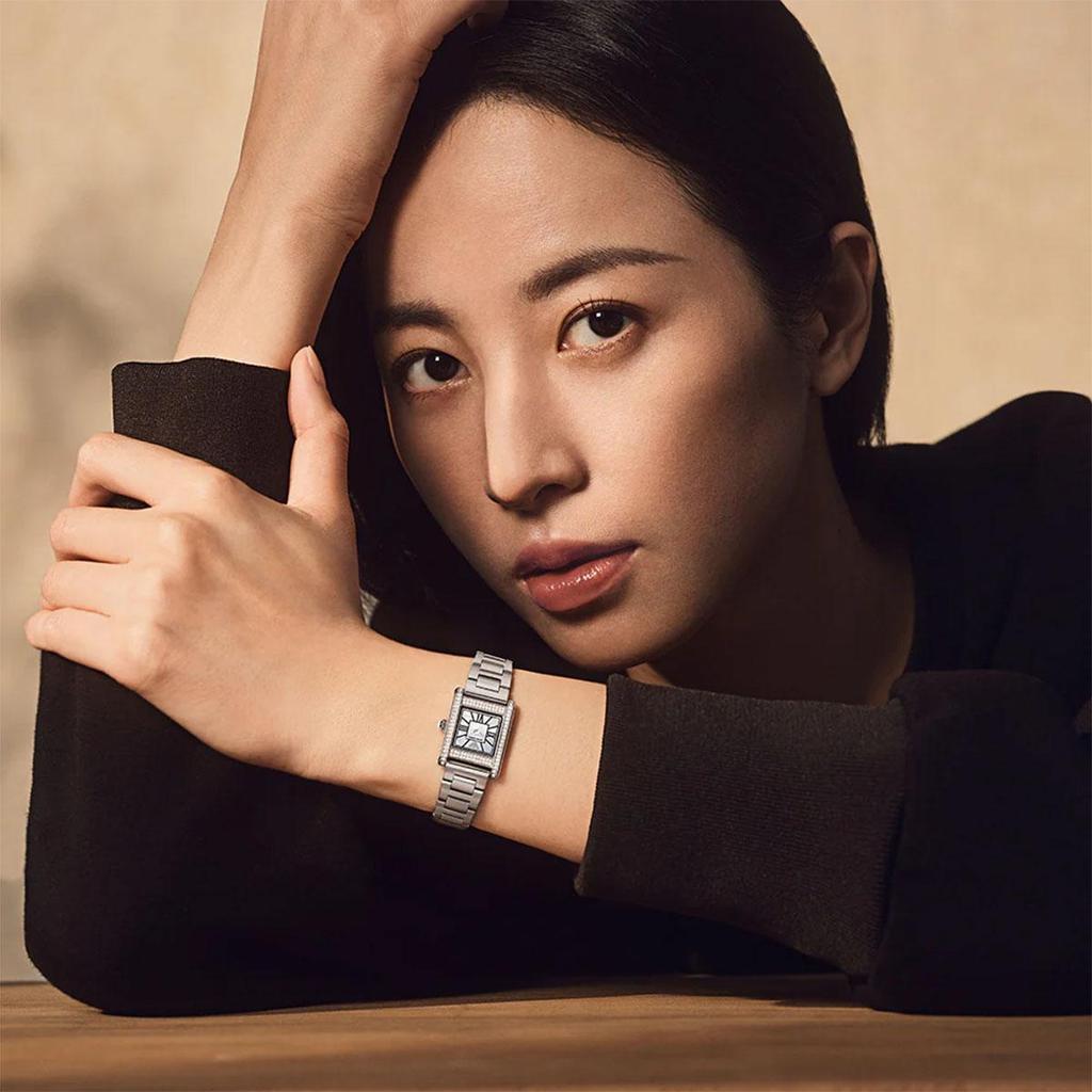 Emporio Armani AR11662 Genni Stainless Steel Mother Of Pearl Dial Ladies Watch