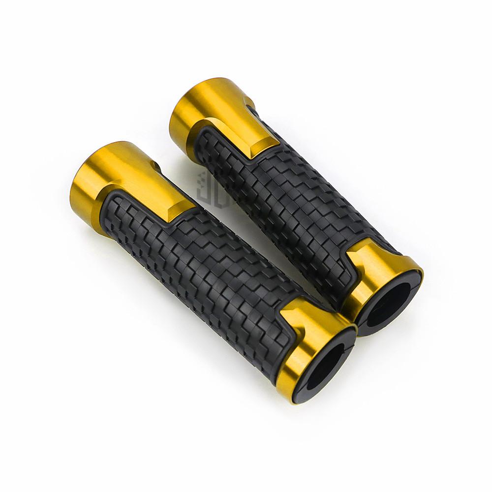 Motorcycle 22mm CNC Aluminum Rubber Gel Handle Bar Grip Hand Grips for Vespa Scooter LT LX GT GTS GTV 300 250 125 200 Sprint 150