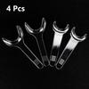 4Pcs T Shape Dental Single Head Lip Retractor Mouth Opener Tooth Cleaning Oral Care Tools Set