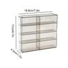 8 Slot Car Model Display Box Transparent Model Toy Storage Box Cars Diecast Storage  Display Shelf