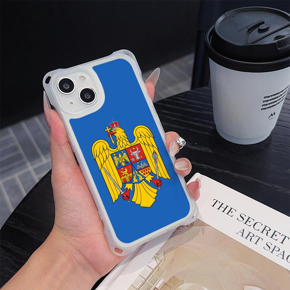 Мягкие чехлы для телефонов Ae94 с флагом Республики Молдова для iPhone 16 15 14 13 12 11 Pro Max 8 Plus XR XS с ремешком на запястье, защитным шнурком для углов, задней крышкой