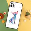 Чехол для телефона Apple iPhone 13 12 Mini 11 14 Pro Max XS X XR 6S 7 8 Plus 5S SE 2020 с цветочным рисунком и мордочкой чихуахуа