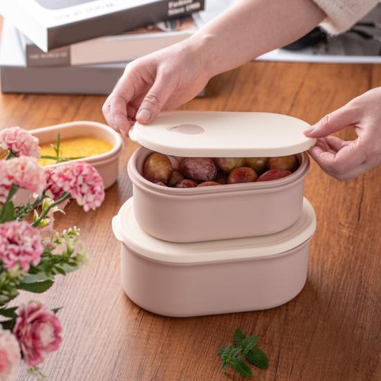 3 шт. силиконовый ланч-бокс с крышками, герметичный бенто-бокс, многоразовые контейнеры для хранения продуктов, штабелируемые контейнеры для приготовления пищи для пикника на открытом воздухе