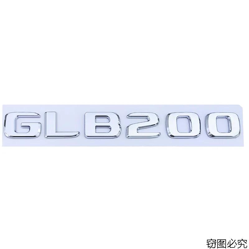 ABS Car Sticker Rear Trunk Emblem Body Badge Decals for Mercedes Benz GLB220d GLB180 GLB200 GLB35 Styling Decoration emblem VT8