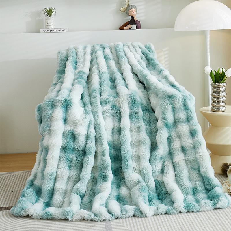 Плюшевое одеяло, плюшевое одеяло с кроликом, утепленное зимнее одеяло, коралловое флисовое одеяло для кровати, дивана, одеяло, одеяло ворса
