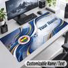 Custom Name Text Mouse Pad Fenerbahçe FC Personalized Desk Pad For Work And Gaming