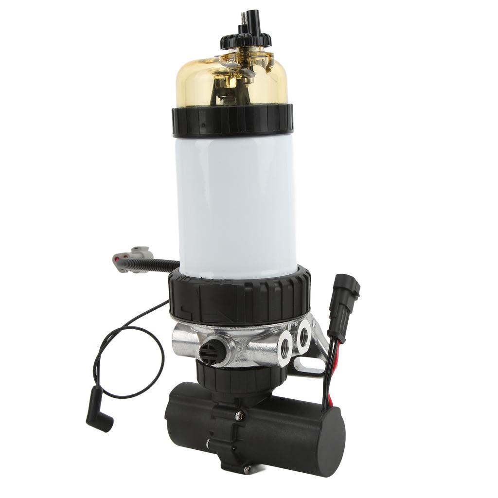 Electric Fuel Lift Pump with Filter 87802238 Replacement for New Holland SKID STEER LOADER LS180 LS190 LX865