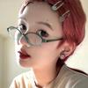 Fashion Retro Blue Green Oval Compact Frame Short Sighted Glasses Women'S Anti Blue Lamp Glasses New Style Myopia Eyeglasses