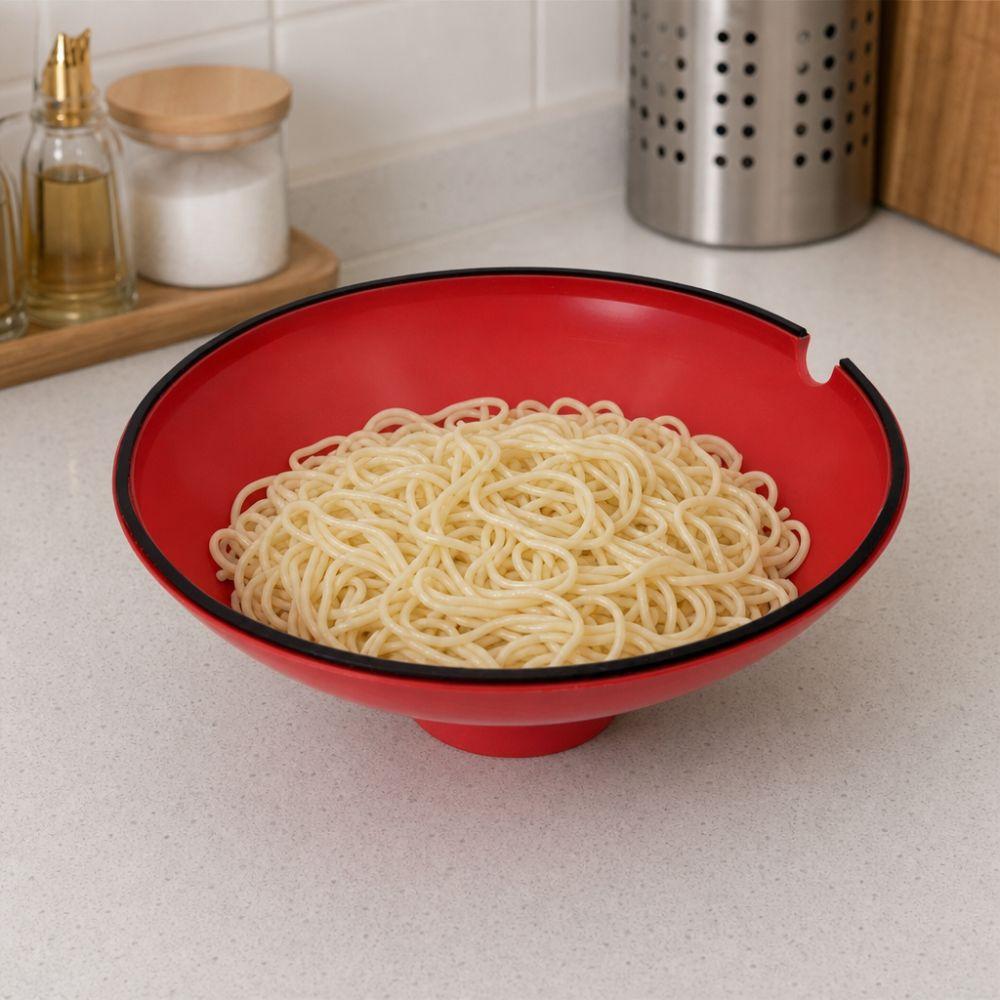 Side Outlet Kitchen Grease Drainer Fine Mesh Grease Colander Practical Food Strainer Noodle