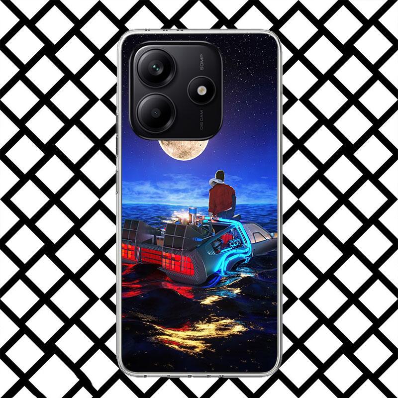 Чехол для телефона Back To The Future TV для Xiaomi Redmi Note 15 14 14S 13 12 12S 11 Pro Plus 11E 11T 11S 10S 5G Мягкий чехол Fundas Redm