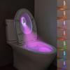 Smart Toliet Night Light, 7Color Changing Motion Sensor Lamp, Gradient RGB Led Toilet Lights, for Washroom, Commode, Night