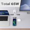 67W 6-в-1   Удлинитель с 2 *   + 1 * портом быстрой зарядки USB-A и 3* выходными разъемами AC типа US С сертификатами TUV US, FCC, VI