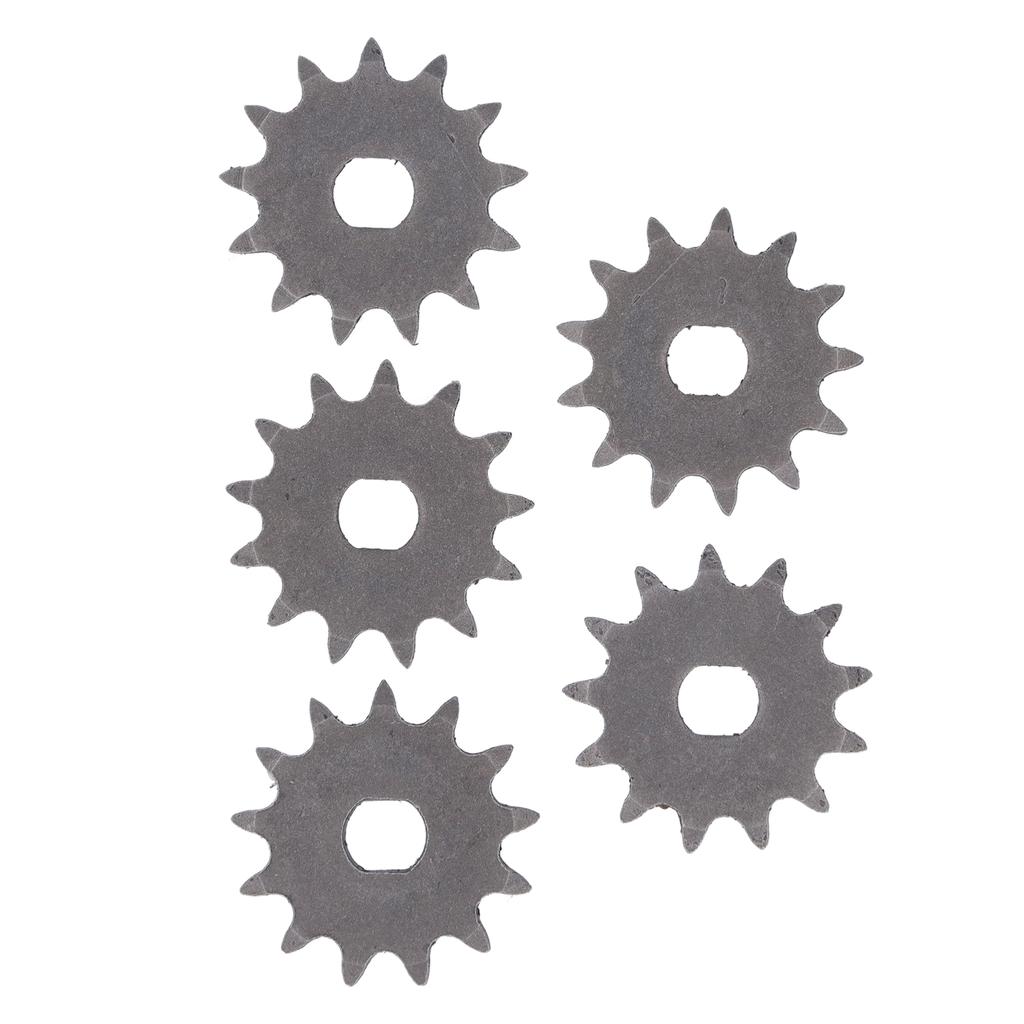5PCS T8F 13T Chain Sprocket 0.4in Inner Diameter Motor Chain Sprocket for 47cc 49cc Mini Pocket Dirt Bike Electric