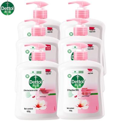 Dettol Увлажняющее антибактериальное жидкое мыло для рук (6 x 450 г)