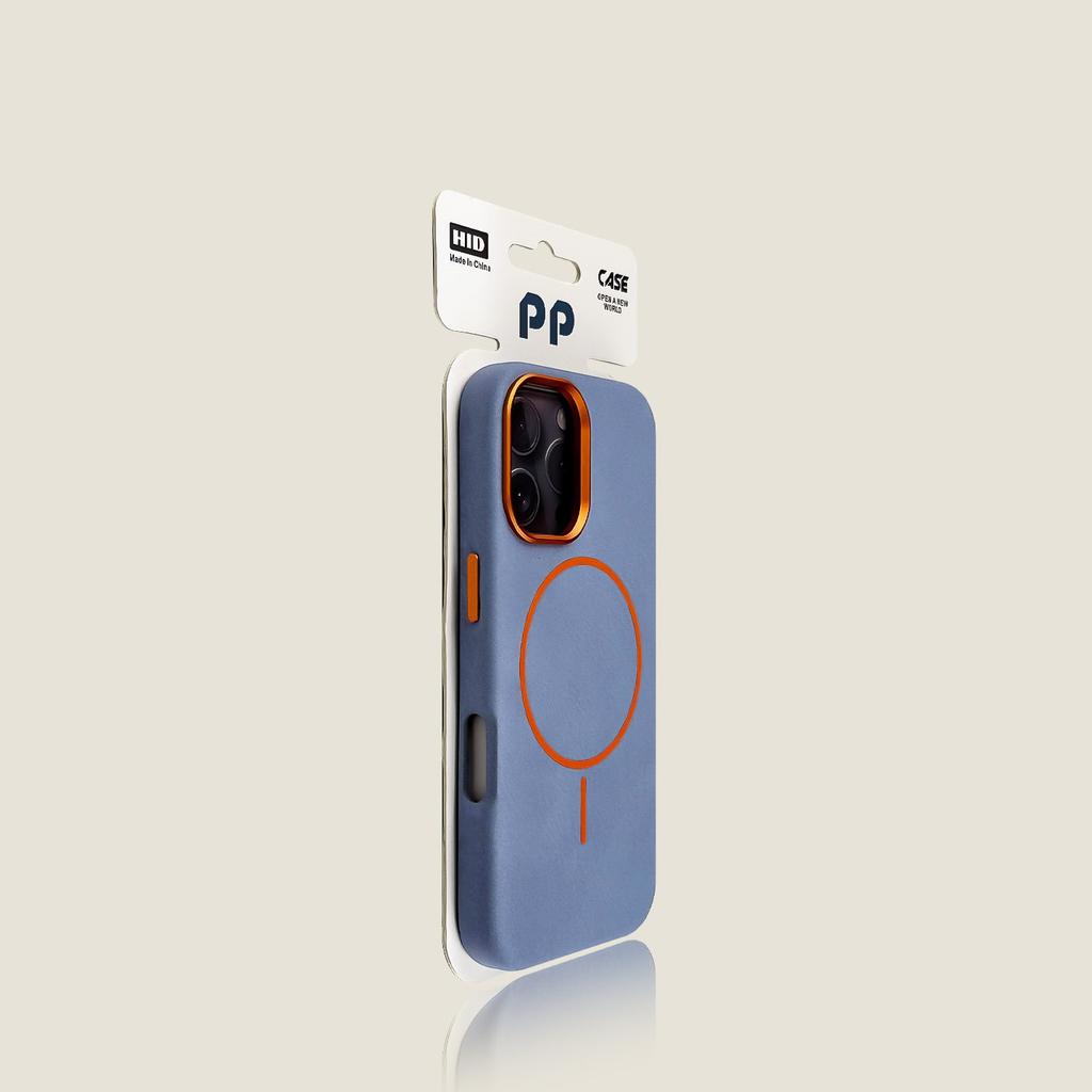 Применимо к iPhone17promax чехол для мобильного телефона с магнитным креплением и узором из слоновьей кожи Apple 16 матовый премиальный защитный чехол 15